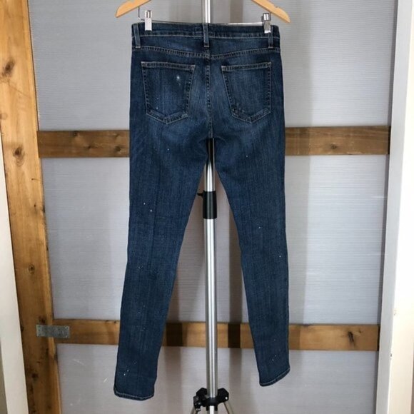 Current/elliott The Skinny Loved Destroyed Denim Jean Sz 27 - Picture 9 of 13